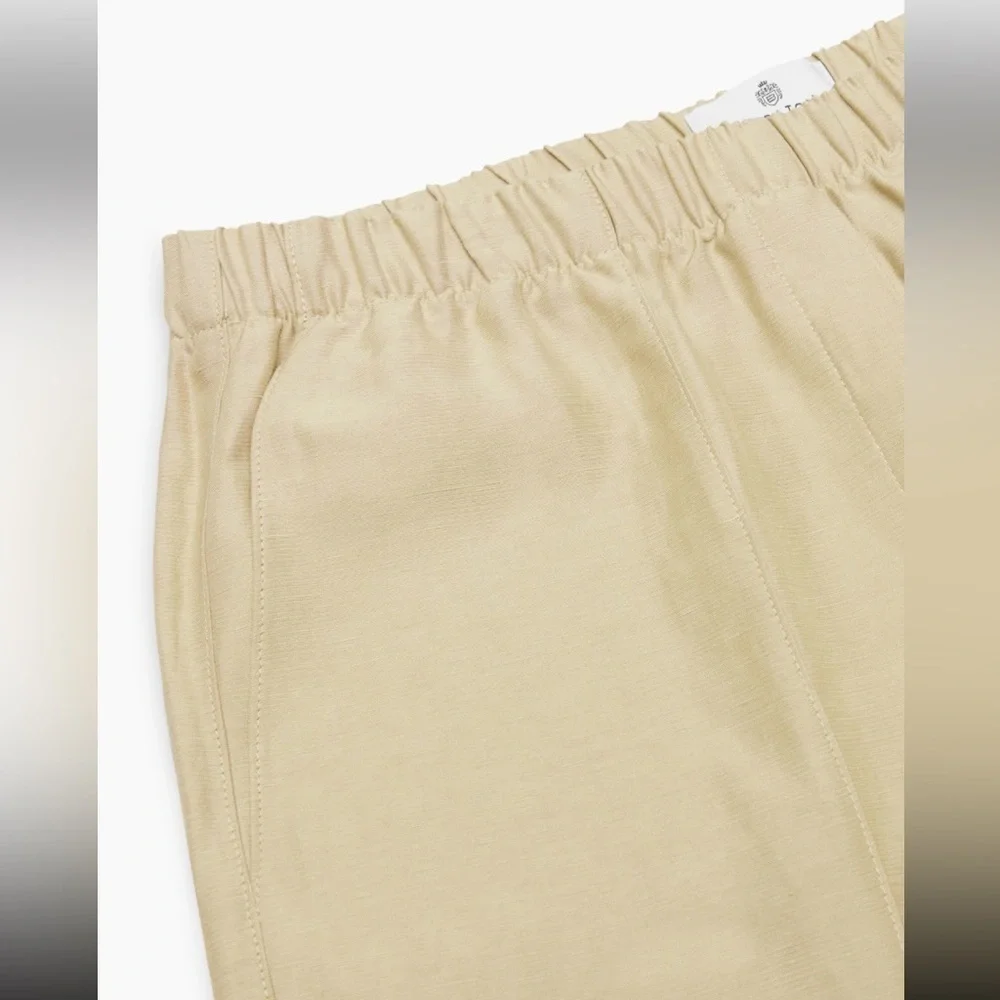 Babaton Titan Linen Cargo Pant Size Small in Beige